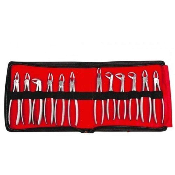 German 34-Piece Oral & Dental Surgery Extraction Elevators & Forceps
