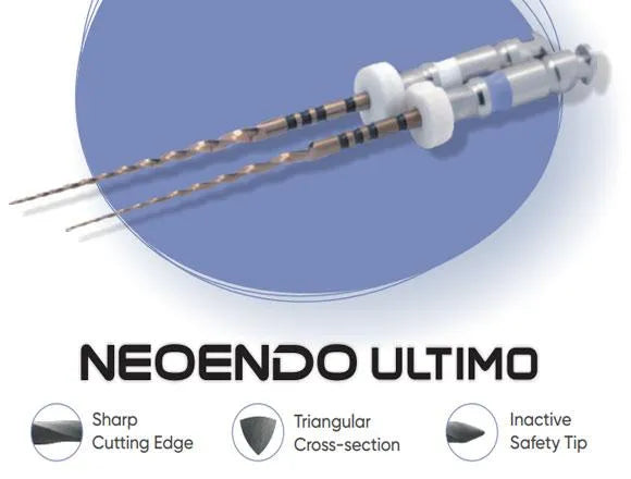 Neoendo Ultimo Flex Files 21mm ( PACK OF 3) Dental Endodontic Rotary Files