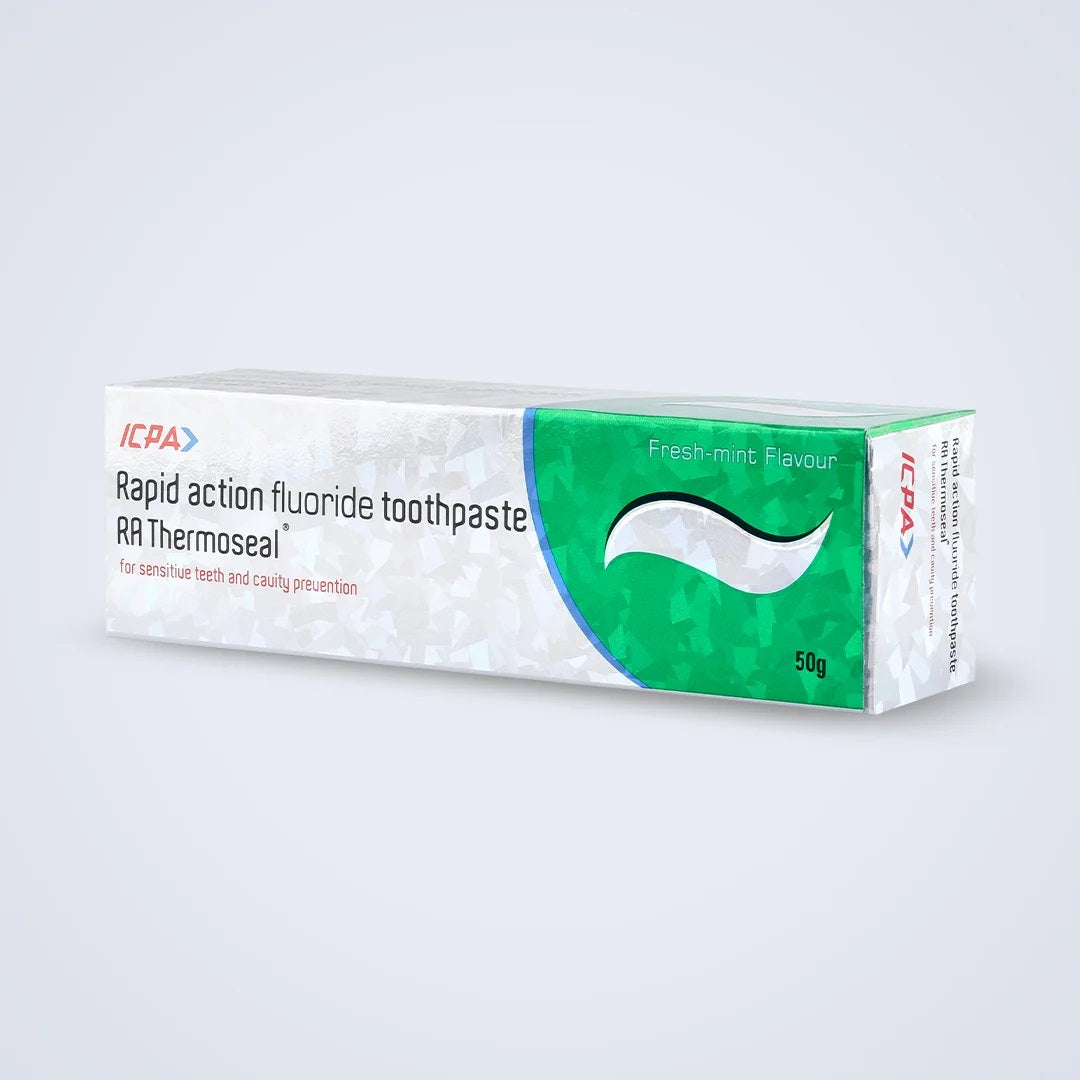 Icra Toothpaste ICPA RA Thermoseal Dental Toothpaste Rapid Action Mint Flavour 50 gm ...