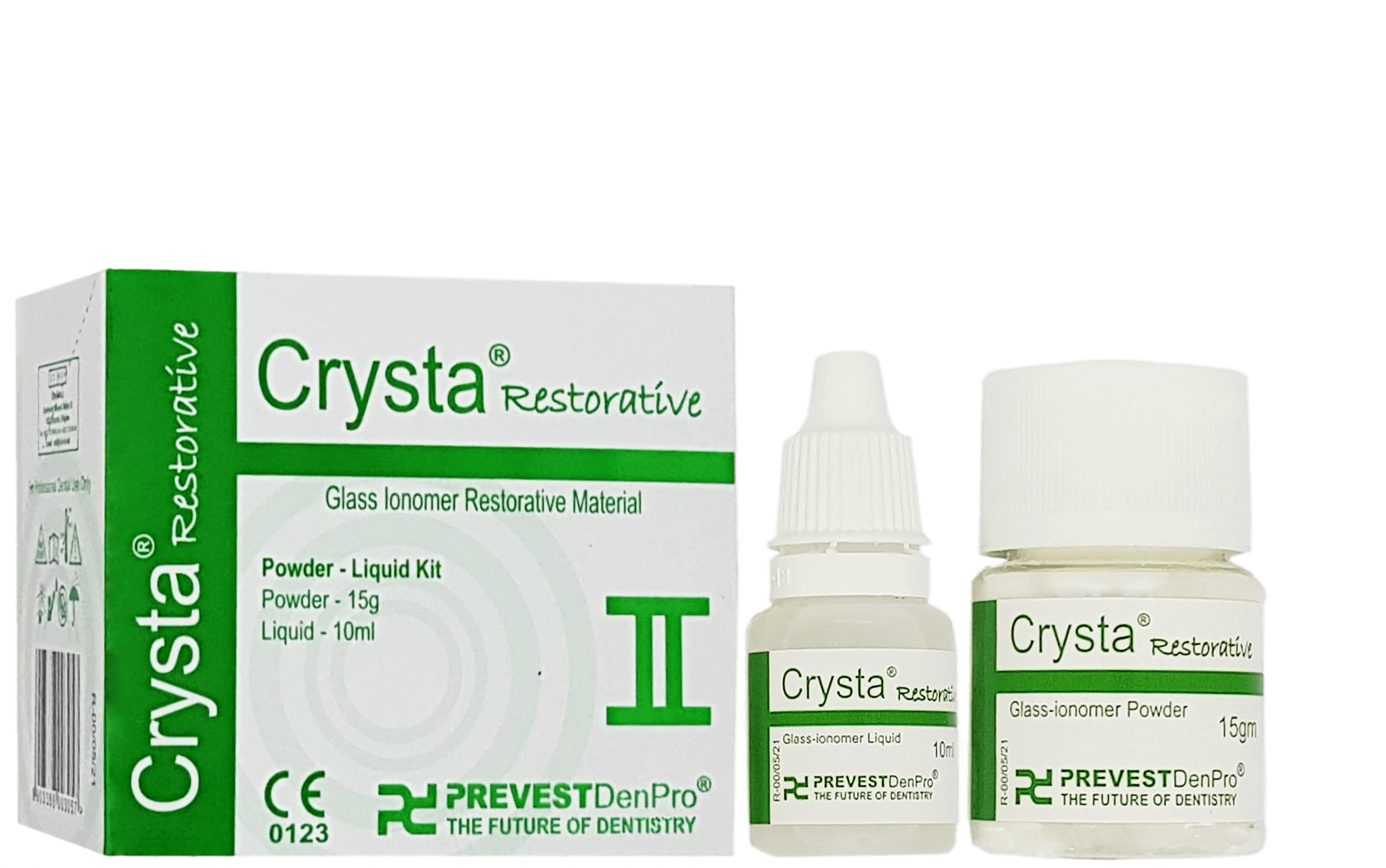 x3 Crysta Cement Otturazione Cavità Otturazione Denti Forti x3 Crysta Cement Otturazione Cavità Otturazione Denti Forti