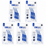 Stim Interdental Proxa Blue Angular Wide Gap ISO-3 (Pack of 5) | Interdental Cleaning Brush for Wide Gaps