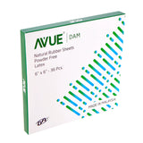 AVUE AvueDam 6x6 Natural Rubber Sheets for Isolation