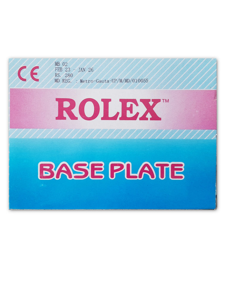 Shellac Basplate Rolex Shellac Base Plate / Dental Lab Material – Dental Prod