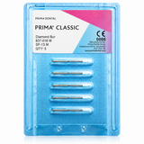 Prima Dental Cylinder Flat End Air Rotor Diamond Burs - SF Series (Pack of 5)