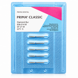 Prima Dental Cylinder Flat End Air Rotor Diamond Burs - SF Series (Pack of 5)
