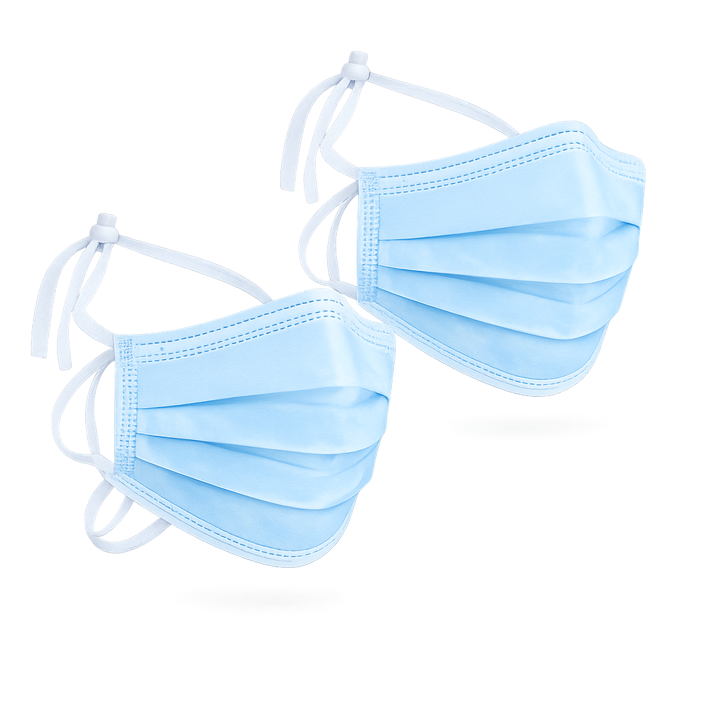 Disposable Face Mask 3Ply Surgical Tie 