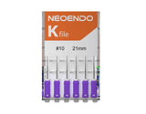 NeoEndo K Hand Files 21mm (Pack of 6) Endodontic Dental Hand Files