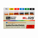 Diadent Gutta Percha Points 2% Taper