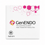 Coltene GenEndo NiTi Rotary Files 25mm Assorted | Heat-Treated Nickel Titanium Endodontic Files