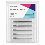 Prima Dental Taper Fissure Cross Cut Straight-HP Carbide Burs (Pack of 5)