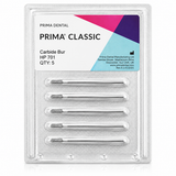 Prima Dental Taper Fissure Cross Cut Straight-HP Carbide Burs (Pack of 5)