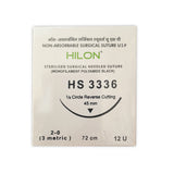 Hilon Non-Absorbable Sterlised Surgical Needle Sutures (HS 3336)