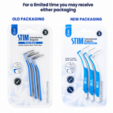 Stim Interdental Proxa Blue Angular Wide Gap ISO-3 (Pack of 5) | Interdental Cleaning Brush for Wide Gaps