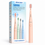Oracura (SB100) Sonic Lite Electric Battery Operated Toothbrush