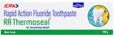 ICPA RA Thermoseal Dental Toothpaste Rapid Action Mint Flavour 100 gm (Pack of 5)