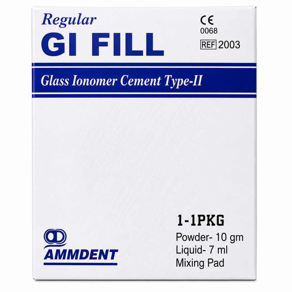 Ammdent GI Fill Type II Regular (Glass Ionomer Filling Material- GIC ...