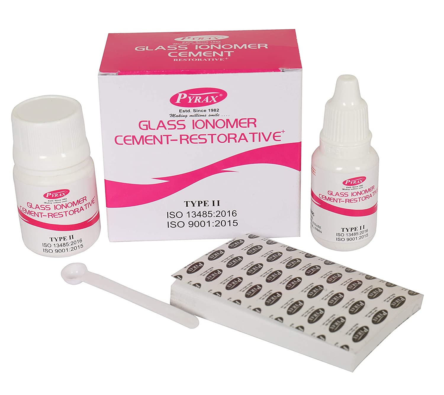 Glass Ionomer Cement Restorative Cement { GIC } Pyrax – Dental Prod