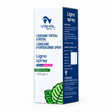  Ligno Topical Mint Spray Local Local Anesthetic Oral Spray