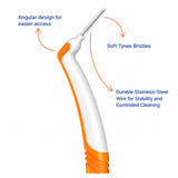 Stim Interdental Proxa Angular Brush ISO-1 Orange Tight Gaps