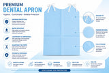 Disposable Patient Apron For Medical, Dental & Healthcare Use 