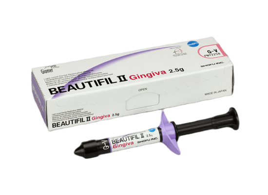 Shofu Beautifil II Gingiva (2.5gm) Dental Composite Syringe
