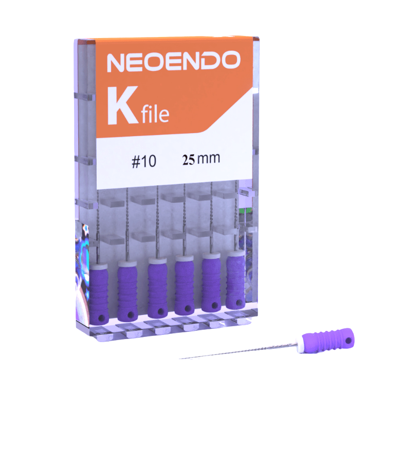 10 Packs/Box 25mm Dental K-FILE Stainless Steel Endo Root 10 Packs/Box 25mm Dental K-FILE Stainless Steel Endo Root