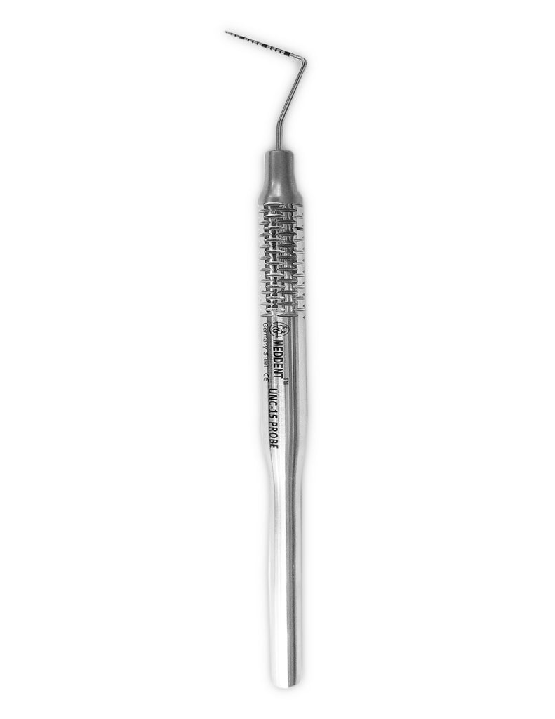 Meddent Unc15 Probe Single End Stainless Steel dental instrument