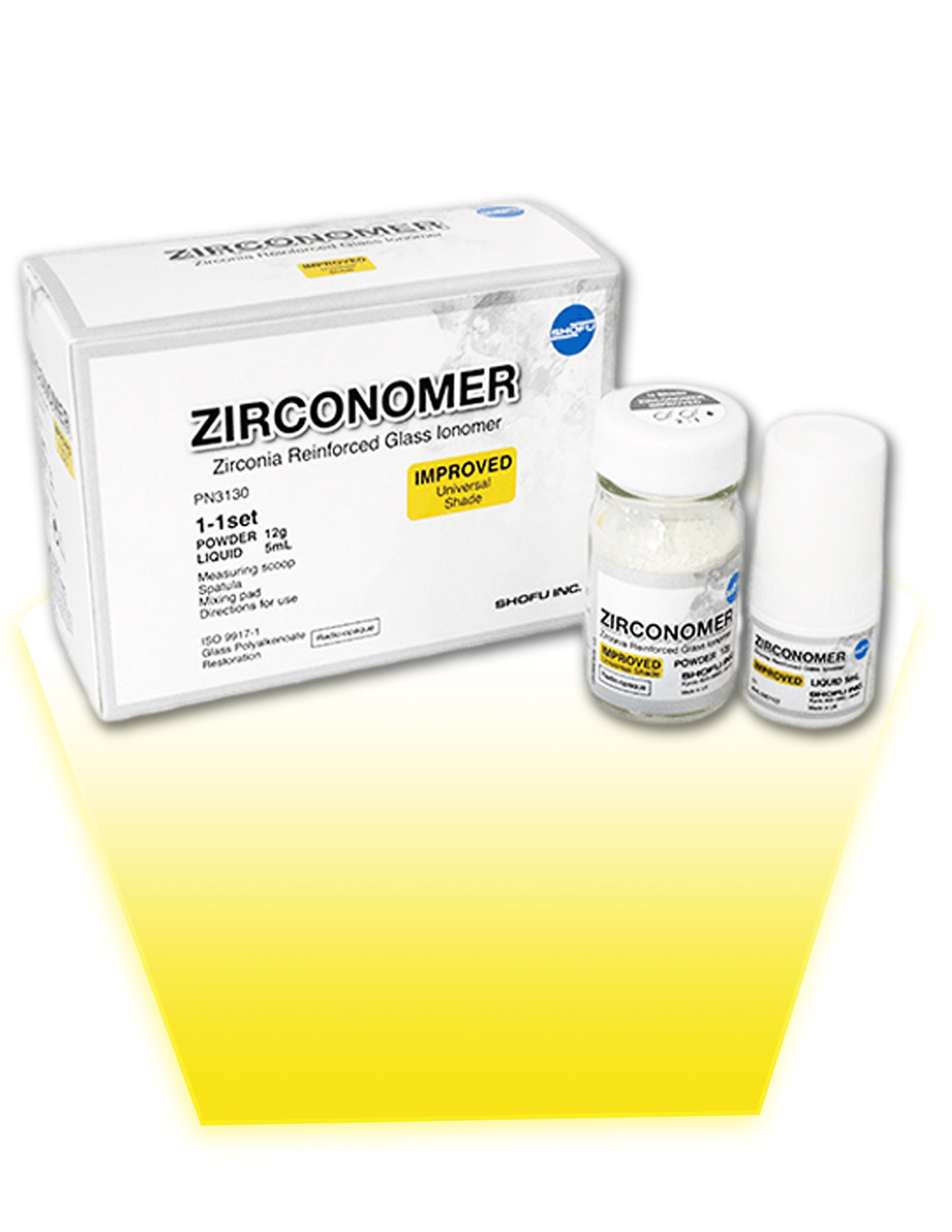 Shofu Zirconomer / Zirconia Reinforced Dental Glass Ionomer Cement-GIC