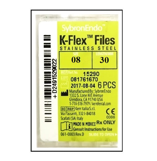SybronEndo Hand K Flex File #30mm / Endodontic Dental Hand Files