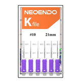 NeoEndo K Files (Pack of 6) Endodontic Dental Hand Files
