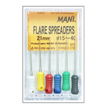 Mani Flare Finger Spreader 21mm (Pack of 6) Dental Root Canal Endodontic Files