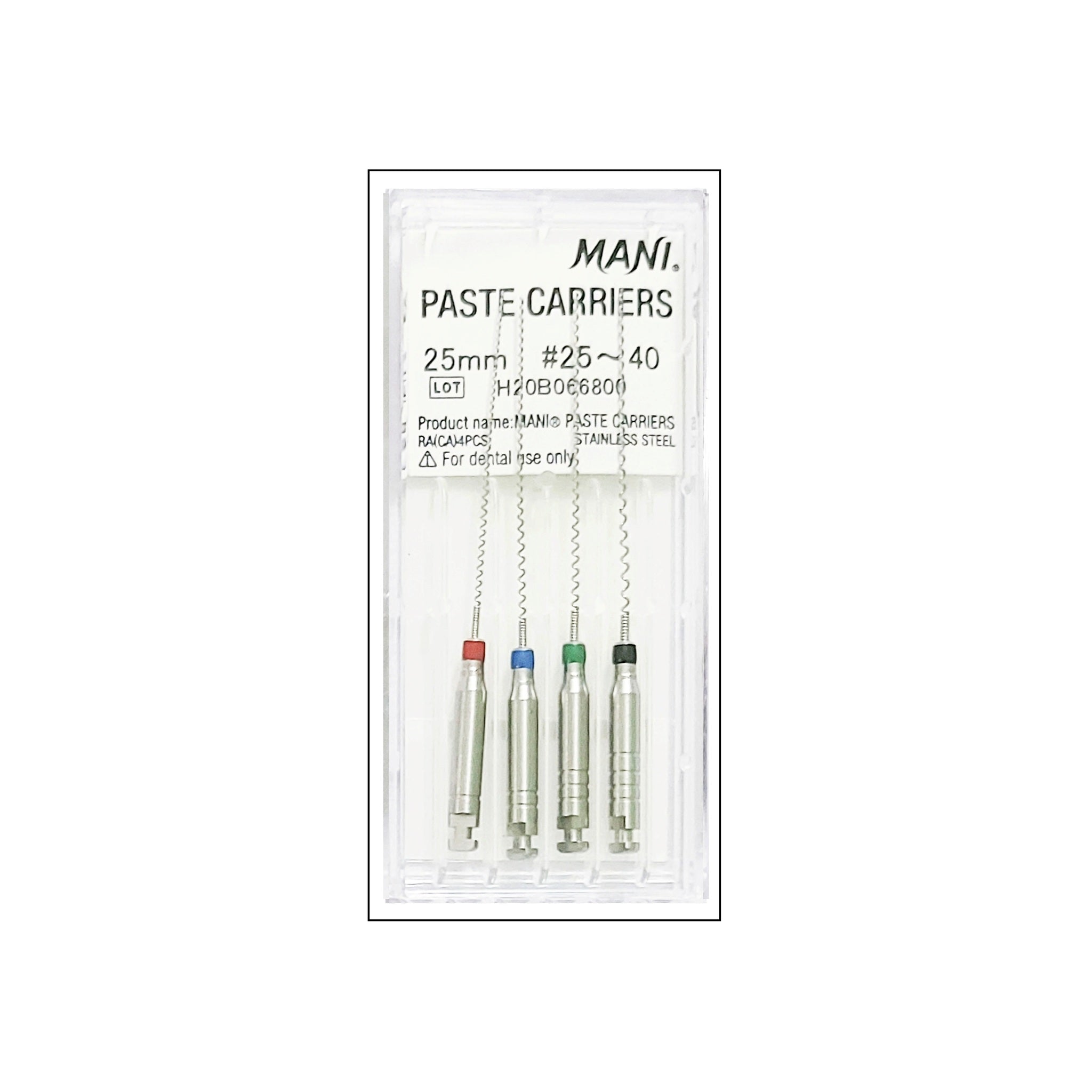 Mani Paste Carrier (Lentulo Spiral) 25mm Dental Root Canal Endodontic Files