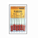 Mani Finger Plugger 25mm (Pack of 6) Dental Root Canal Endodontic Files