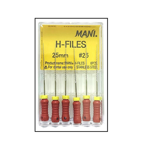 Man Hand File Folder Mani H Files 25mm | Endodontic Hand Files for Root Canal Treatment ...