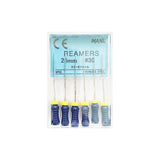 Mani Reamers 25mm -(Pack of 6) Dental Root Canal Endodontic Files