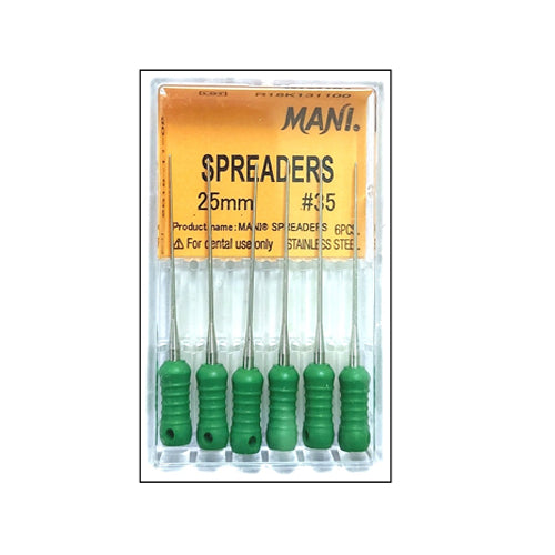 Finger Sprider Rct Mani Finger Spreader 25mm (Pack of 6) Dental Root Canal Endodontic Fil ...