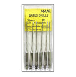 Mani Gates Drills 38mm (Pack of 6) Dental Root Canal Endodontic Files