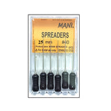 Mani Finger Spreader 25mm (Pack of 6) Dental Root Canal Endodontic Files
