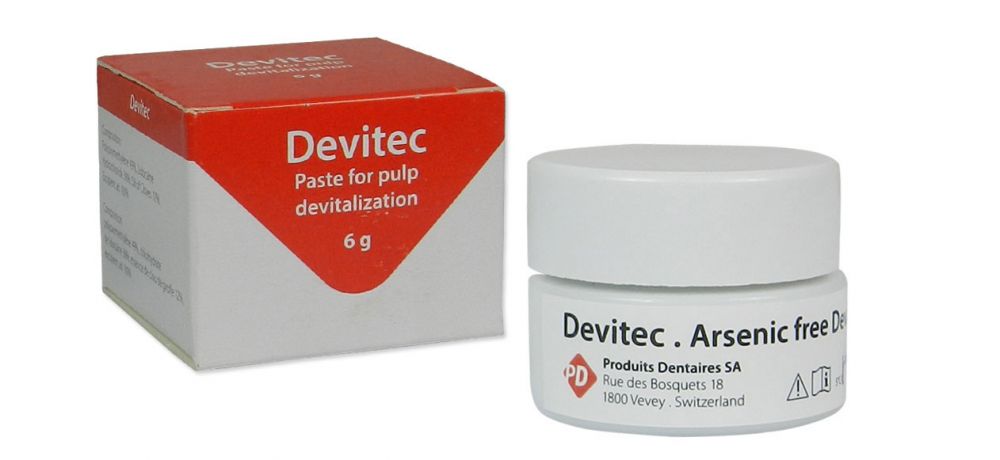 PD Swiss Devitec (Pulp Devitalization Dental Paste 6gm Jar) – Dental Prod