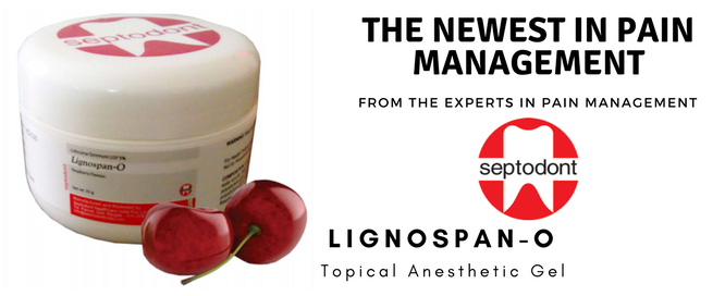 Septodont Lignospan O (35gm Jar) Dental Anaesthetic Oinment Raspberry Flavour