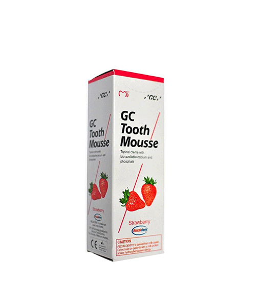 GC Tooth Mousse Strawberry Tube 1 x 40 gms: Fluorides