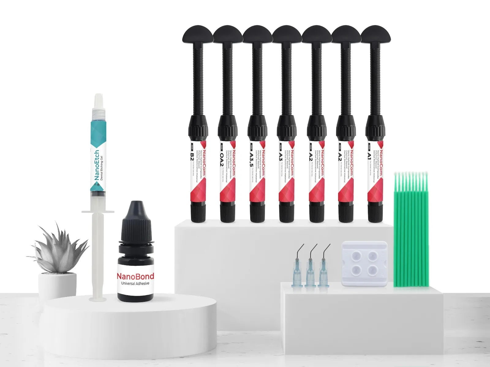 Dentgist NanoCom 7 Syringe Composite Restorative Kit