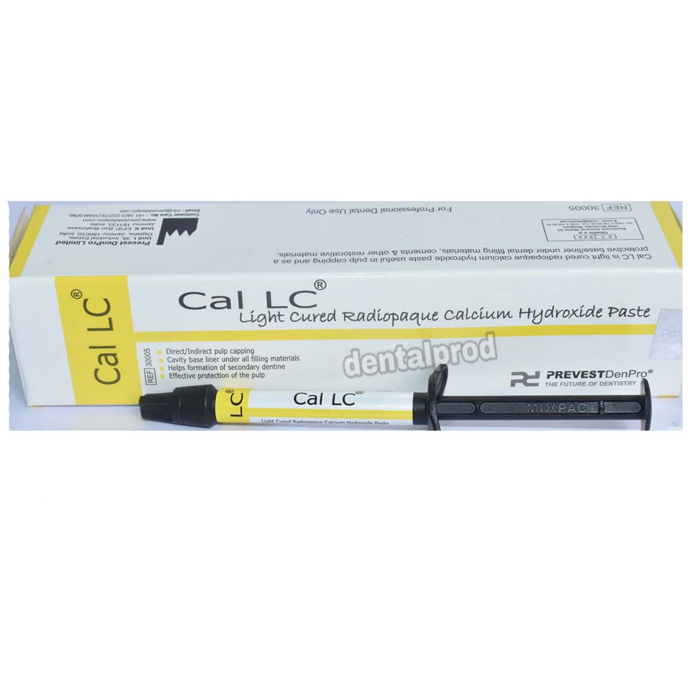 Prevest Cal LC -Light Cured Calcium Hydroxide Paste Dental Filling Mat ...