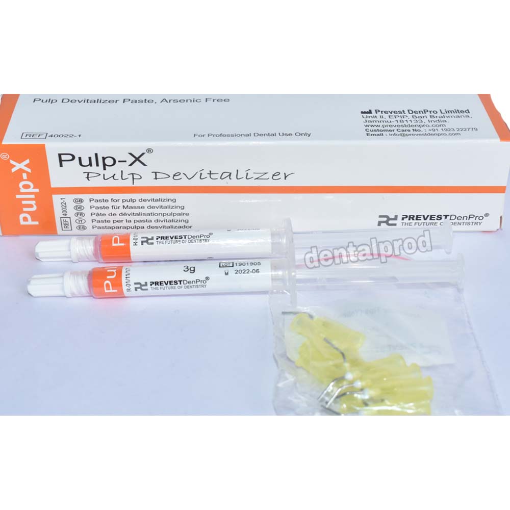 Pulp X Prevest Pulp X - (3gm syringe) Dental Pulp Devitalization Paste ...