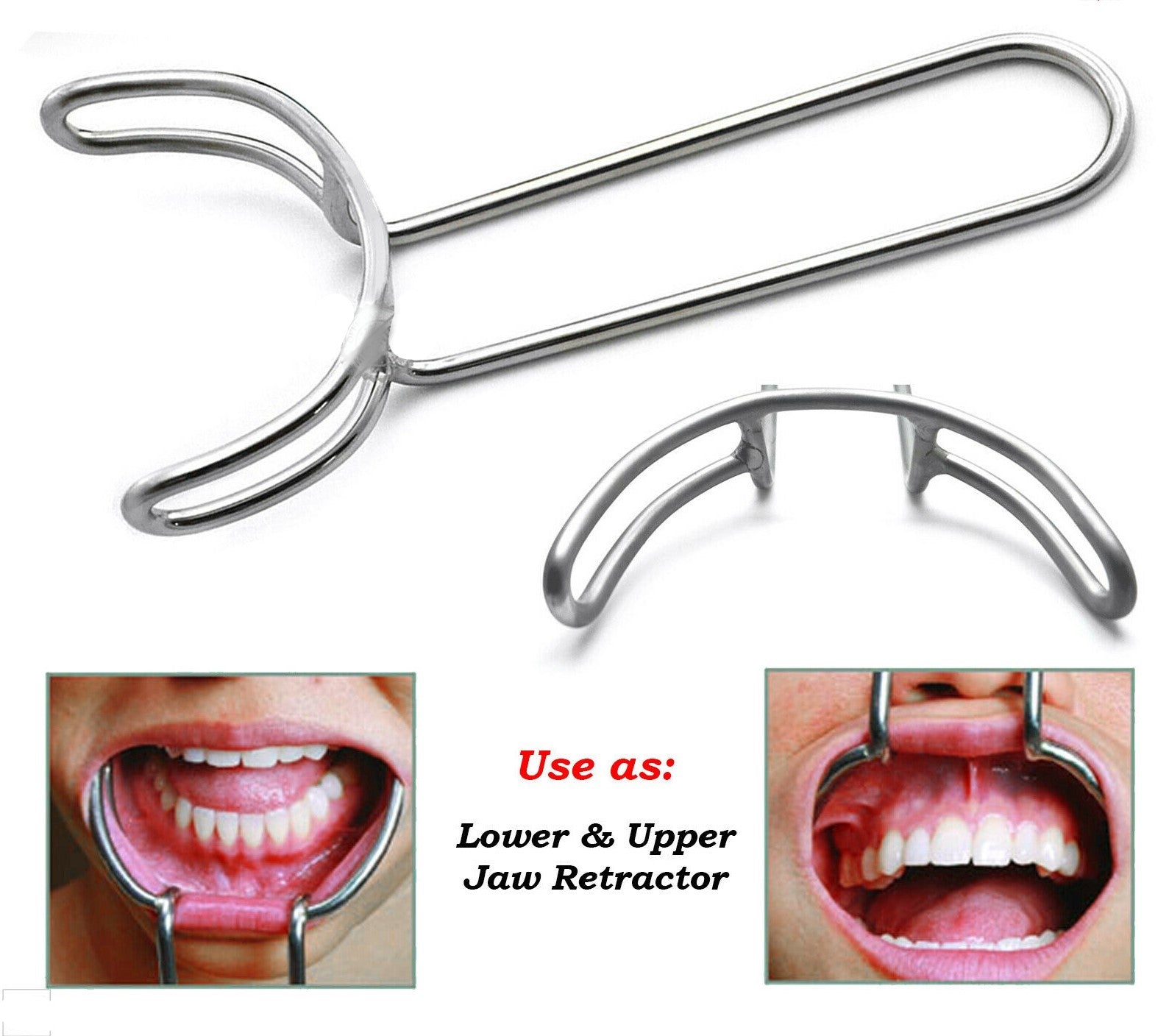 thumbnail image 2 of DDP Stainless Steel Cheek Retractor – Dental Orthodontic Surgical Instrument 2 of 5
