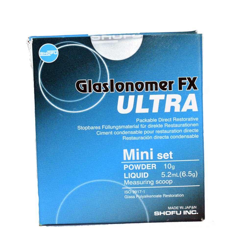 Shofu GlasIonomer FX Ultra Mini Kit – Dental Glass Ionomer Restorative Material
