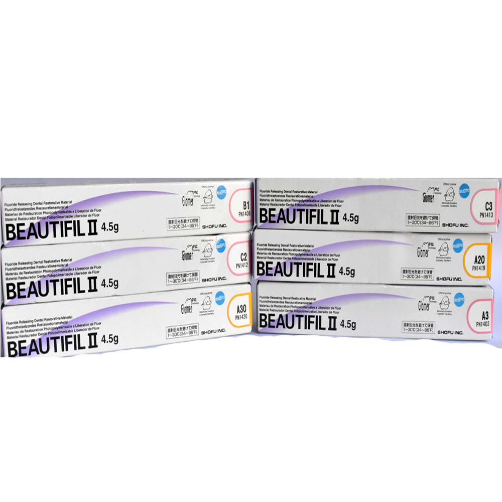 Shofu Beautifil II (4.5gm Syringe) Dental Composite Restorative Material