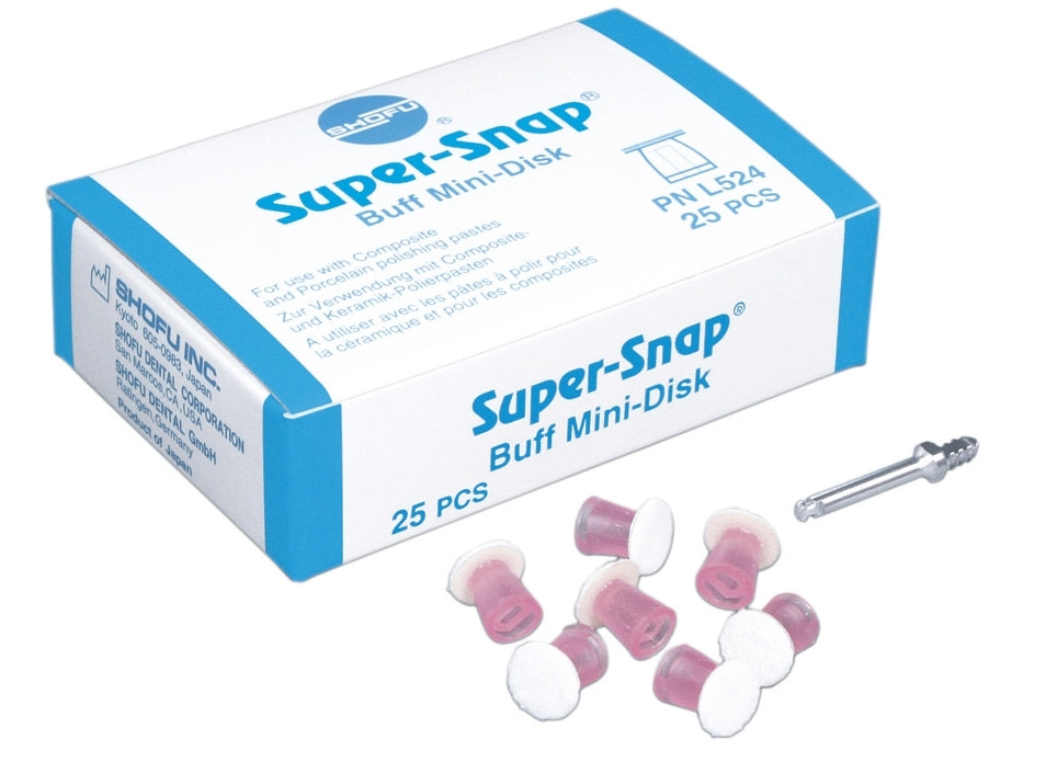 Shofu Super Snap Buff Set CA - (Dental Composite Porcelain Polishing Paste )