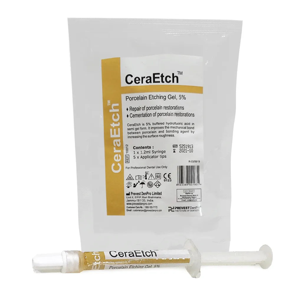 Prevest Denpro CeraEtch Gel (1.2ml Syringe) Porcelain Etching Material