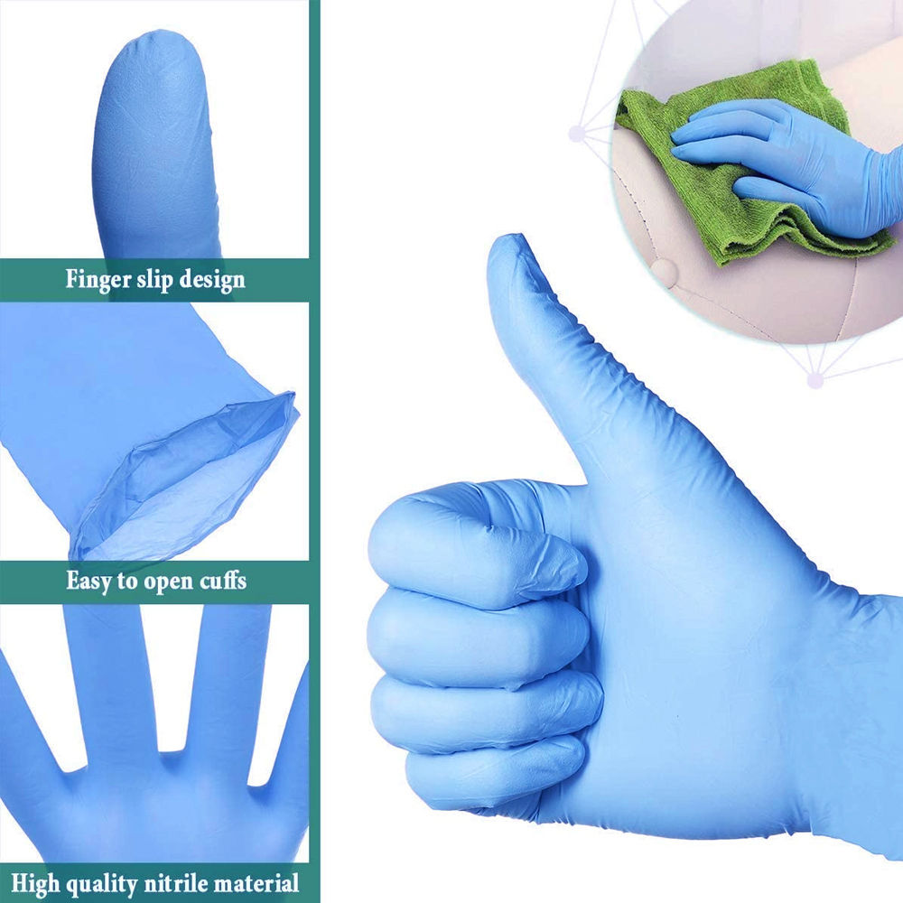 Nitrile Disposable Examination Gloves (Pack of 50)